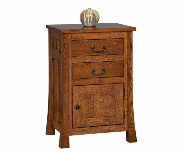 Bridgeport Mission 2 Drawer 1 Door Nightstand