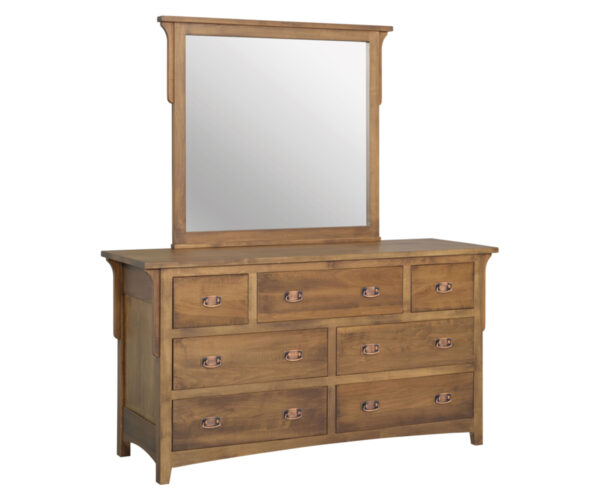Millcreek Mission Double Dresser With Mirror