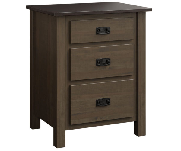 Dutch Country Mission 3 Drawer Nightstand
